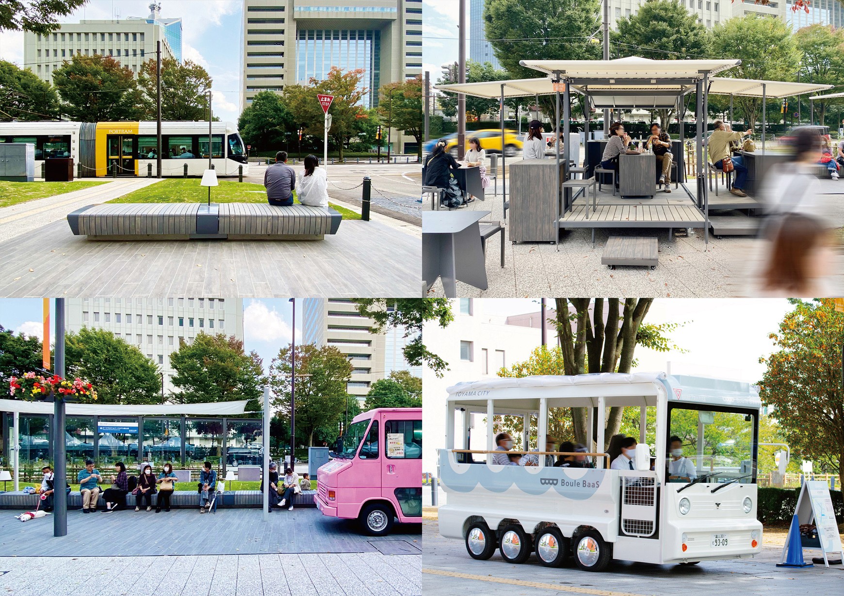 土木学会デザイン賞を受賞したブールバール広場の様子2